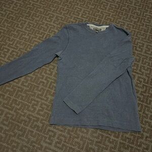 Men's Navy Blue Long Sleeve Sweater